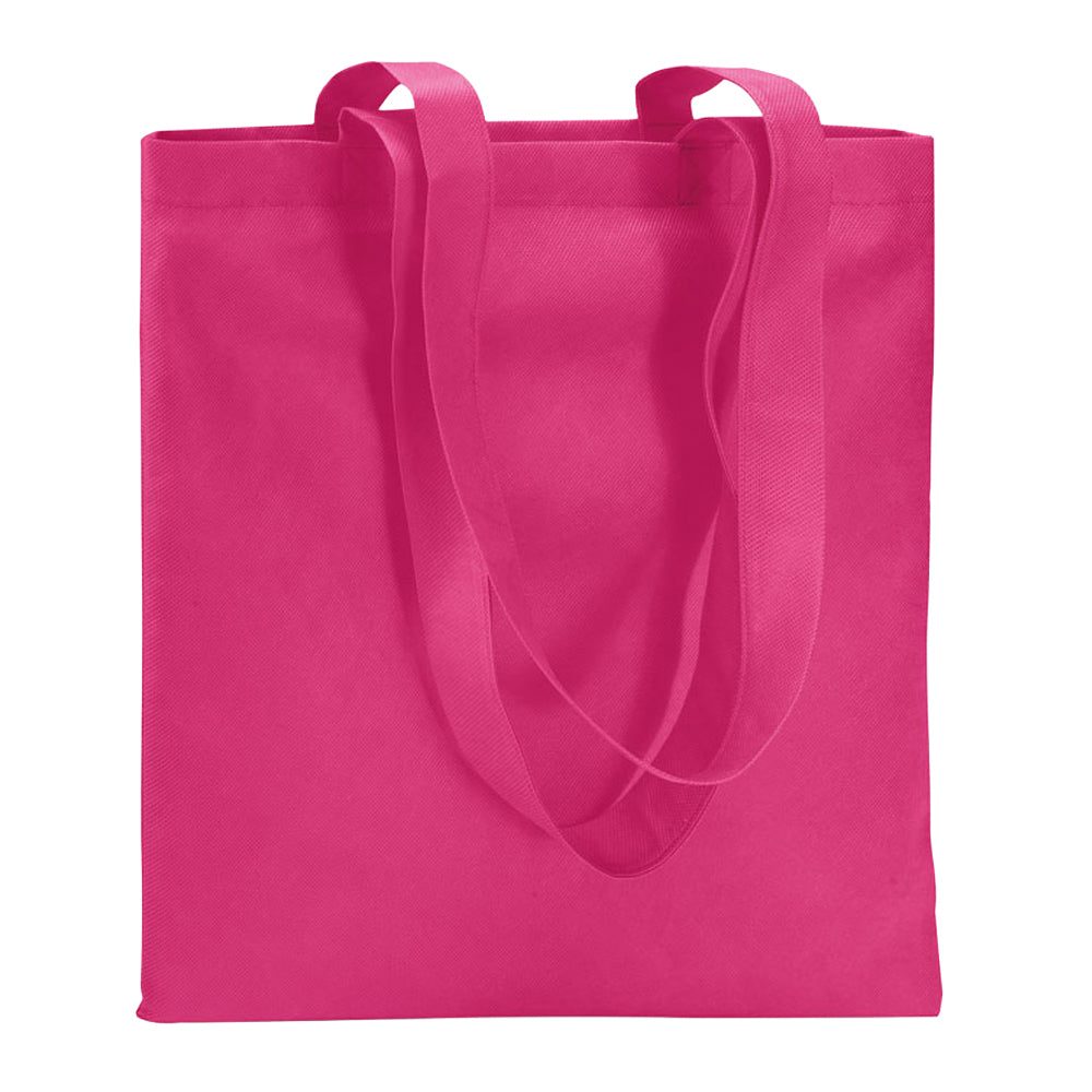 Fuchsia - Front - MidOcean Totecolor Non-Woven Shopper Bag