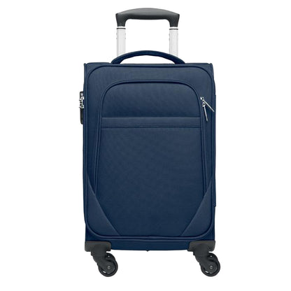 Blue - Front - MidOcean Voyage RPET Trolley Bag