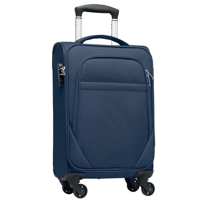 Blue - Side - MidOcean Voyage RPET Trolley Bag