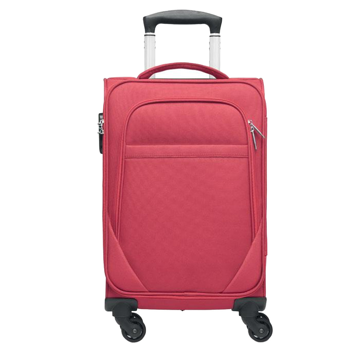 Red - Front - MidOcean Voyage RPET Trolley Bag
