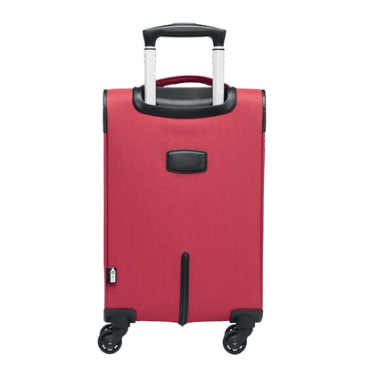 Red - Back - MidOcean Voyage RPET Trolley Bag