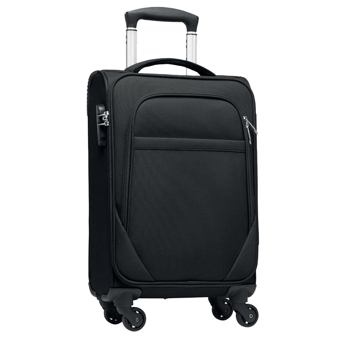 Black - Front - MidOcean Voyage RPET Trolley Bag