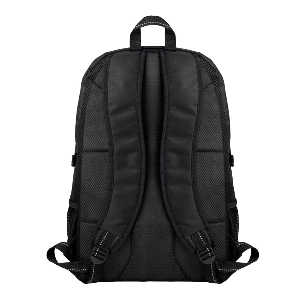 Black - Back - MidOcean Tecnotrek Polyester Laptop Backpack