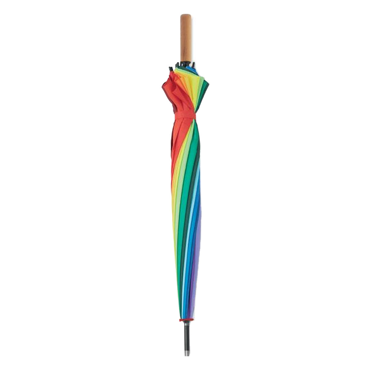 Multicoloured - Side - MidOcean Bowbrella Rainbow Stick Umbrella