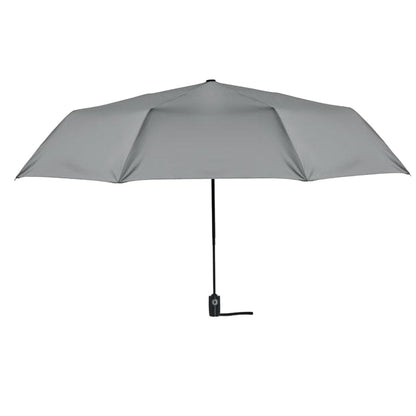 Grey - Front - MidOcean Rochester Windproof Stick Umbrella