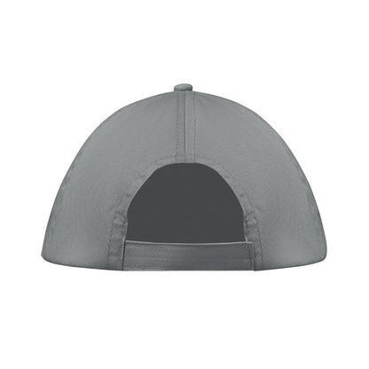 Grey - Back - MidOcean Buzz 5 Panel Baseball Cap
