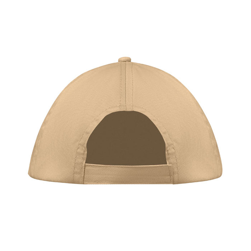 Ivory - Back - MidOcean Buzz 5 Panel Baseball Cap