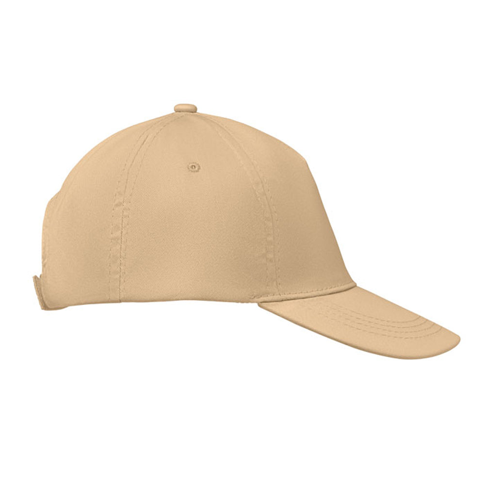 Ivory - Side - MidOcean Buzz 5 Panel Baseball Cap