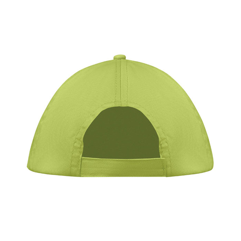 Lime - Back - MidOcean Buzz 5 Panel Baseball Cap