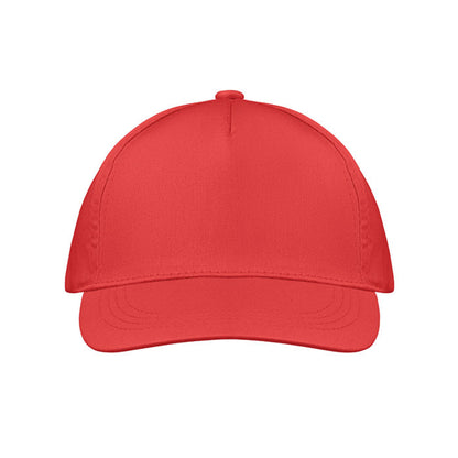Red - Lifestyle - MidOcean Buzz 5 Panel Baseball Cap