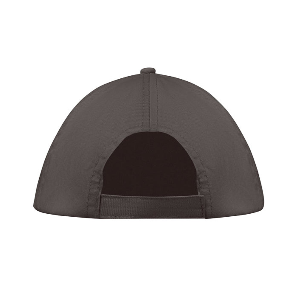 Stone Grey - Back - MidOcean Buzz 5 Panel Baseball Cap
