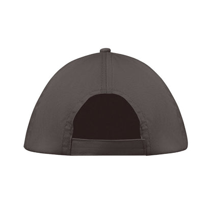 Stone Grey - Back - MidOcean Buzz 5 Panel Baseball Cap