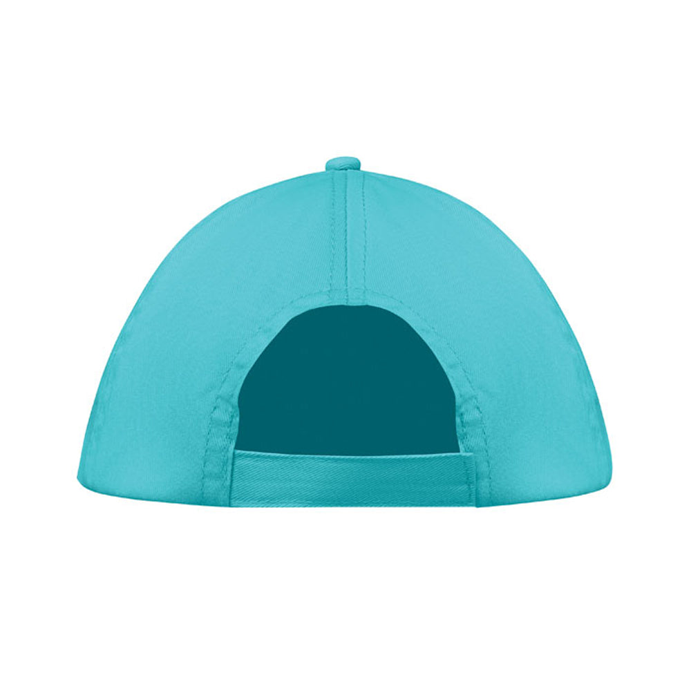Turquoise - Back - MidOcean Buzz 5 Panel Baseball Cap