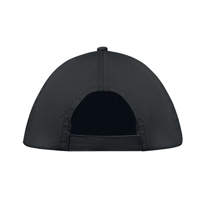 Black - Back - MidOcean Buzz 5 Panel Baseball Cap