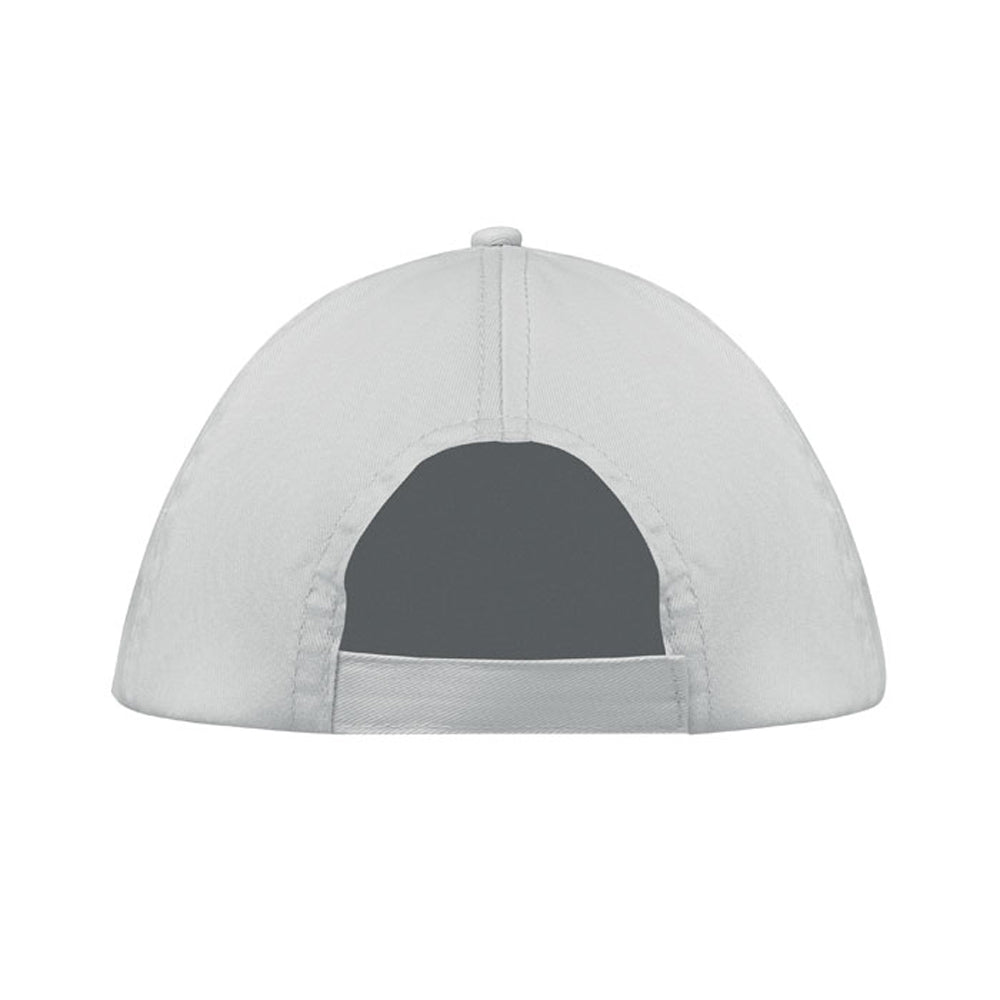 White - Back - MidOcean Buzz 5 Panel Baseball Cap