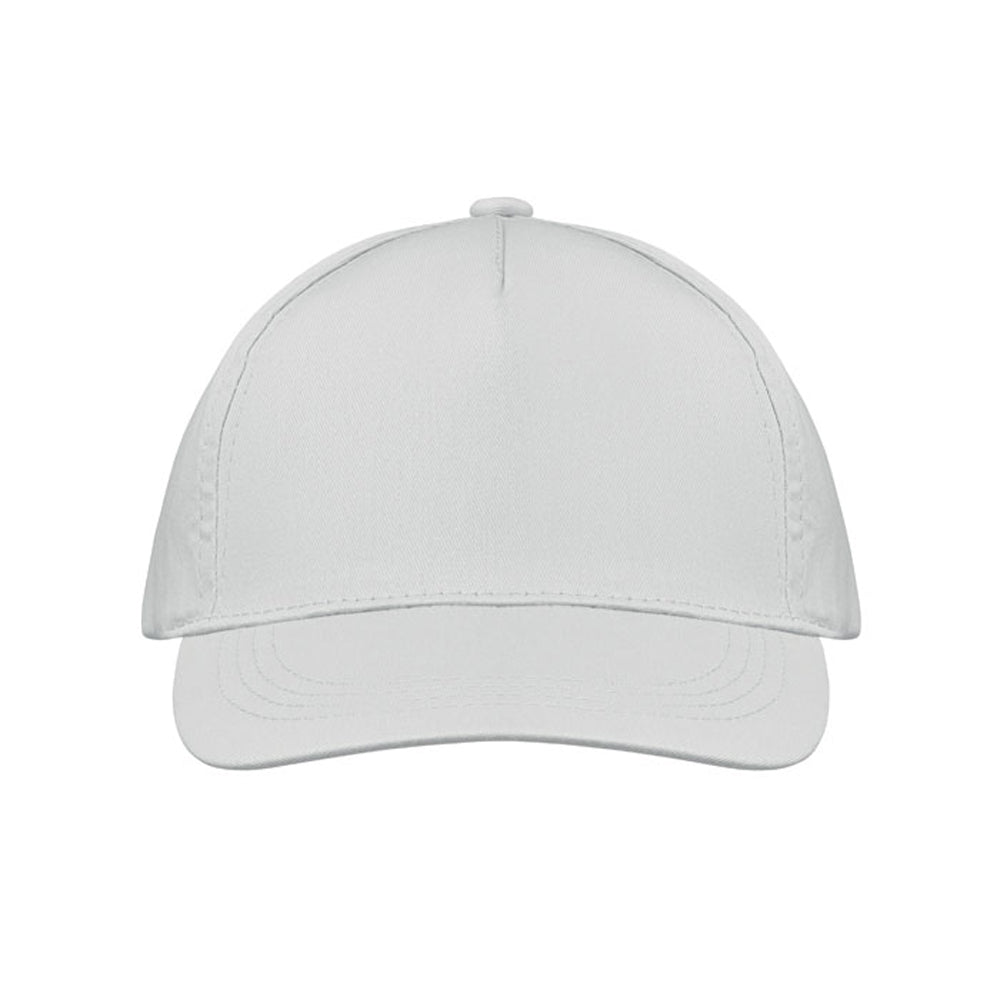 White - Lifestyle - MidOcean Buzz 5 Panel Baseball Cap