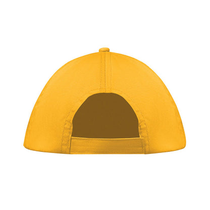 Yellow - Back - MidOcean Buzz 5 Panel Baseball Cap