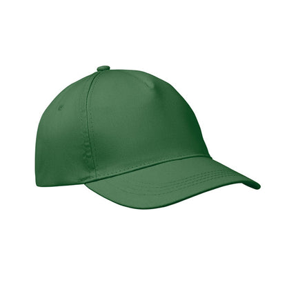 Dark Green - Front - MidOcean Buzz 5 Panel Baseball Cap