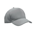 Matt Silver - Front - MidOcean Rays Reflective 5 Panel Baseball Cap