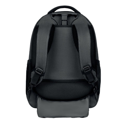 Grey - Back - MidOcean Stockholm Trolley Two Tone Trolley Backpack