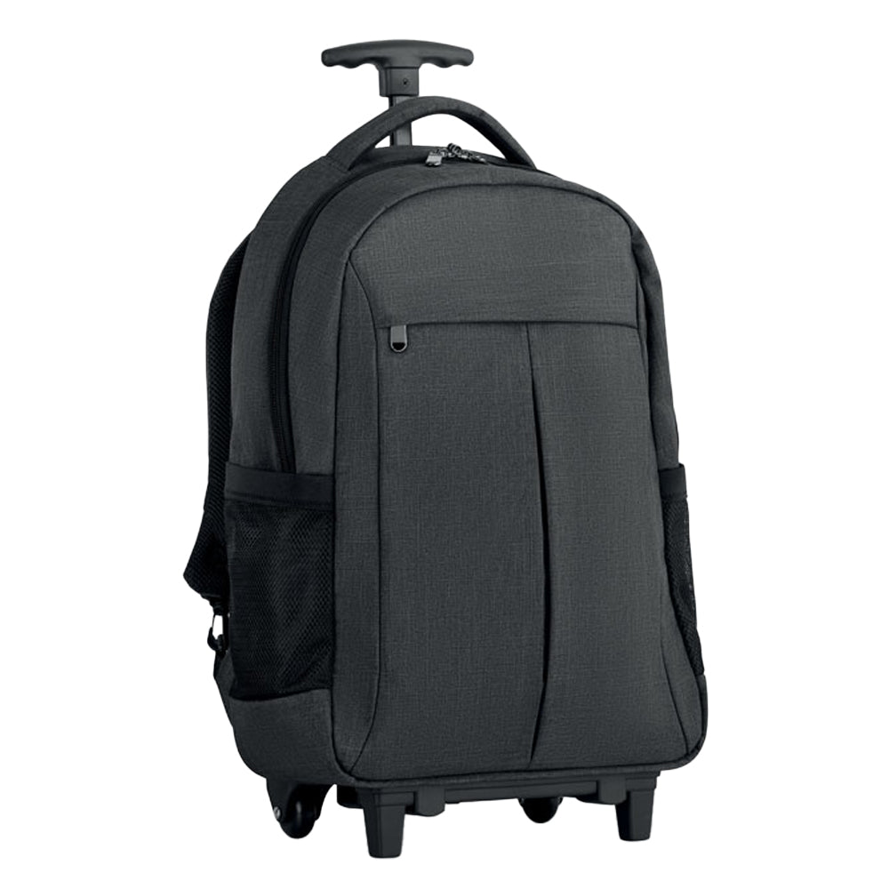 Grey - Side - MidOcean Stockholm Trolley Two Tone Trolley Backpack