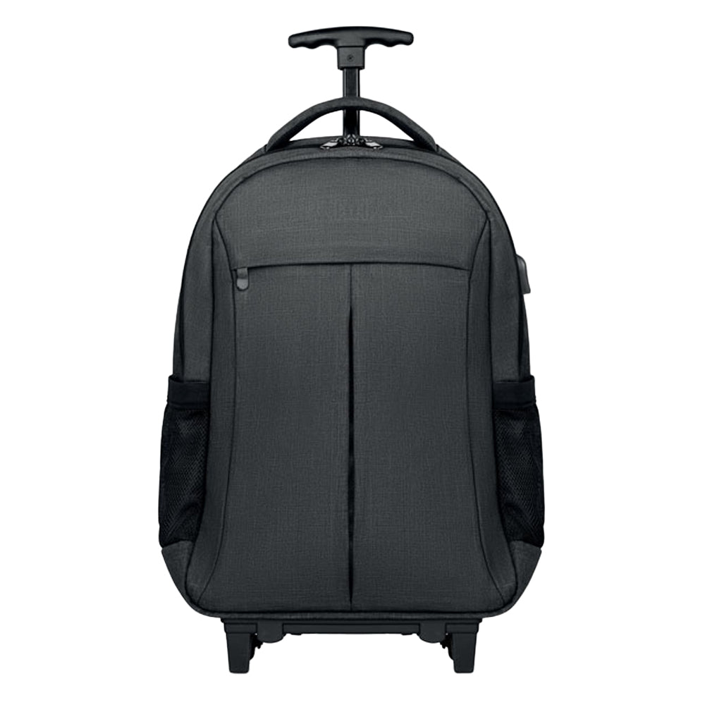 Grey - Front - MidOcean Stockholm Trolley Two Tone Trolley Backpack