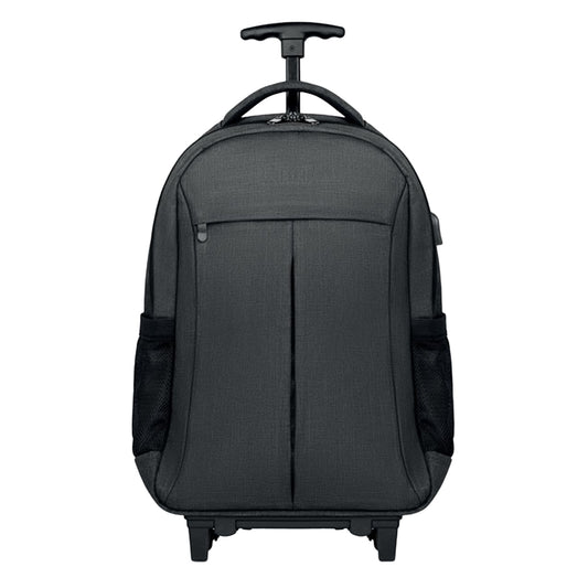Grey - Front - MidOcean Stockholm Trolley Two Tone Trolley Backpack