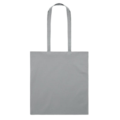 Grey - Back - MidOcean Cottonel Colour + Cotton Shopper Bag