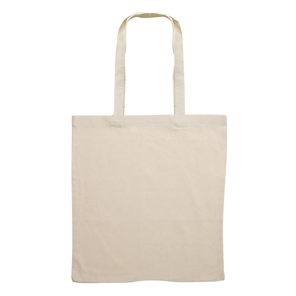 Beige - Back - MidOcean Cottonel Colour + Cotton Shopper Bag