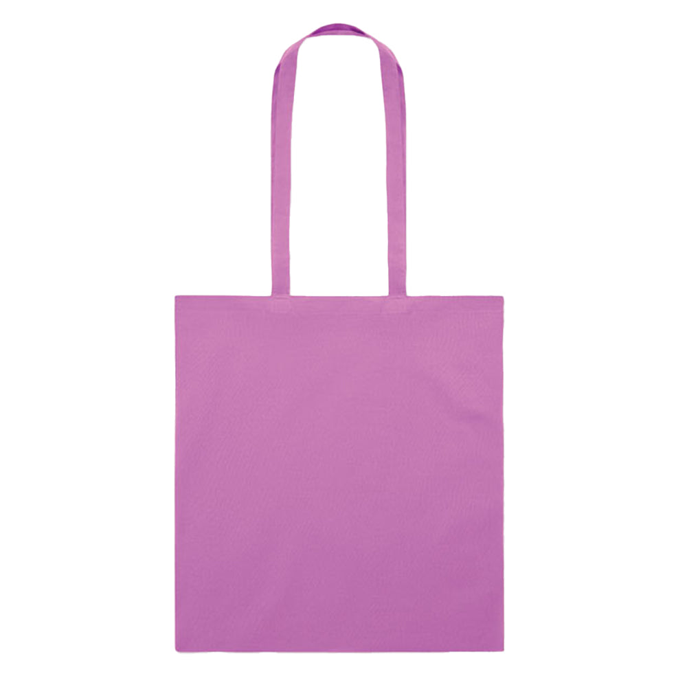 Violet - Back - MidOcean Cottonel Colour + Cotton Shopper Bag