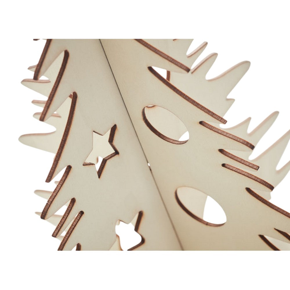 Wood - Back - MidOcean Tree And Paint Wooden Christmas Tree