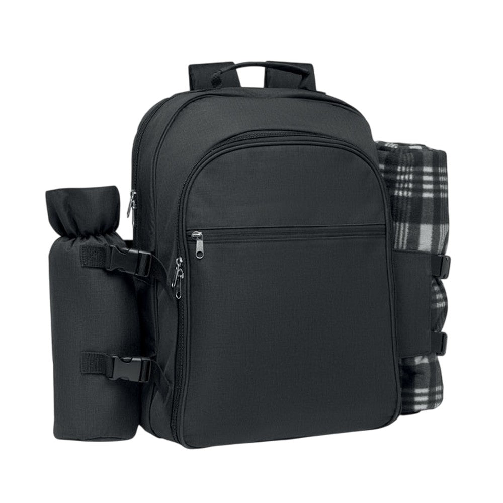 Black - Back - MidOcean Duin Picnic Backpack