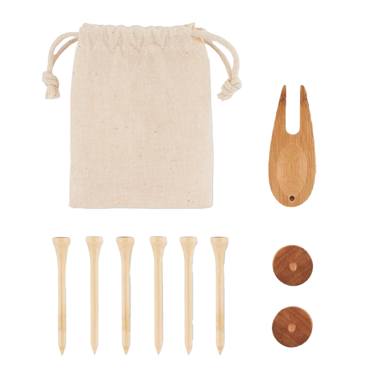 Beige - Front - MidOcean Dormie Golf Accessories Set