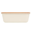 Beige - Back - MidOcean Thursday Bamboo 1L Lunch Box
