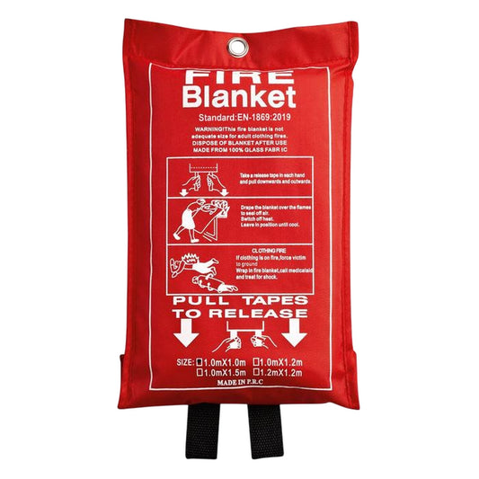 Red - Front - MidOcean Blake Fire Blanket