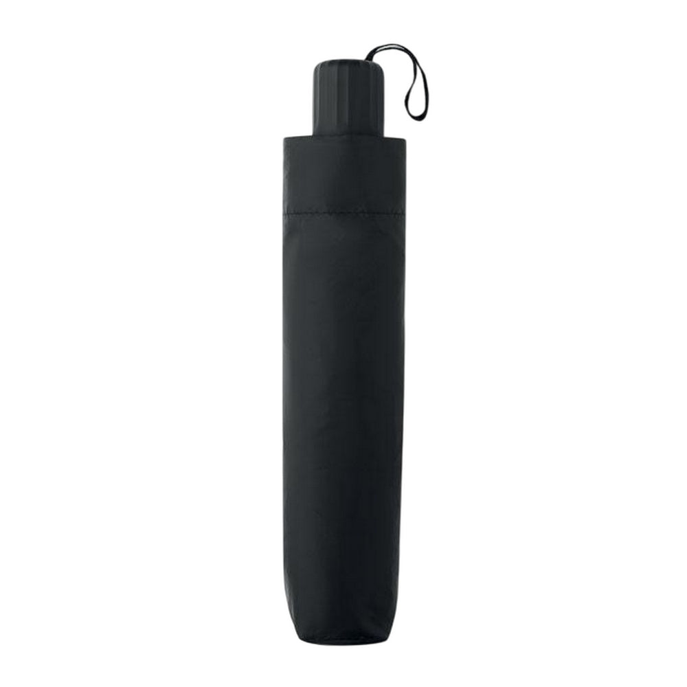 Black-Silver - Side - MidOcean Bayang Sun Shade Folding Umbrella