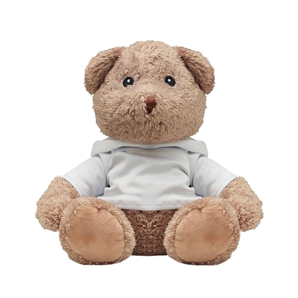 White - Front - MidOcean John Teddy Bear Plush Toy