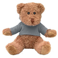 Grey - Front - MidOcean Johnny Teddy Bear Plush Toy