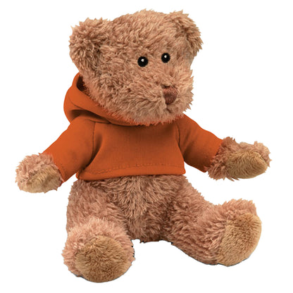 Orange - Back - MidOcean Johnny Teddy Bear Plush Toy