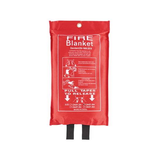 Red - Front - MidOcean Vatra Fire Blanket