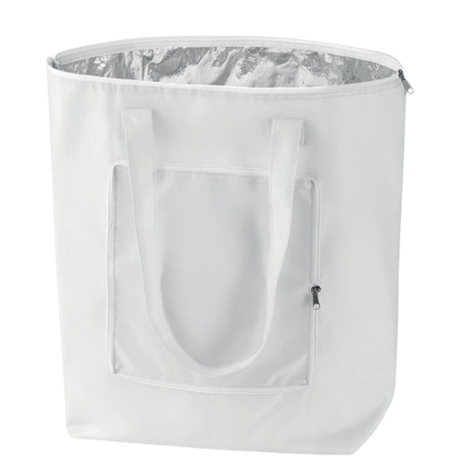 White - Front - MidOcean Plicool Foldable Cooler Bag