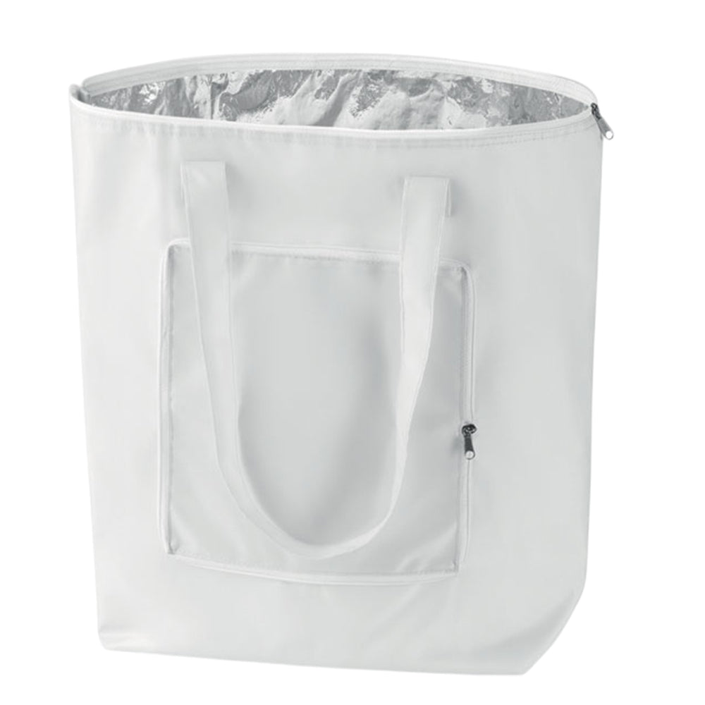 White - Front - MidOcean Plicool Foldable Cooler Bag