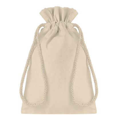 Beige - Front - MidOcean Taske Cotton Drawstring Bag