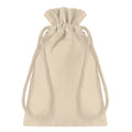 Beige - Front - MidOcean Taske Cotton Drawstring Bag