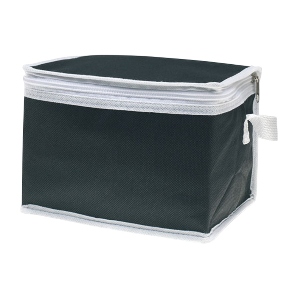 Black - Back - MidOcean Promocool Non-Woven Cooler Bag