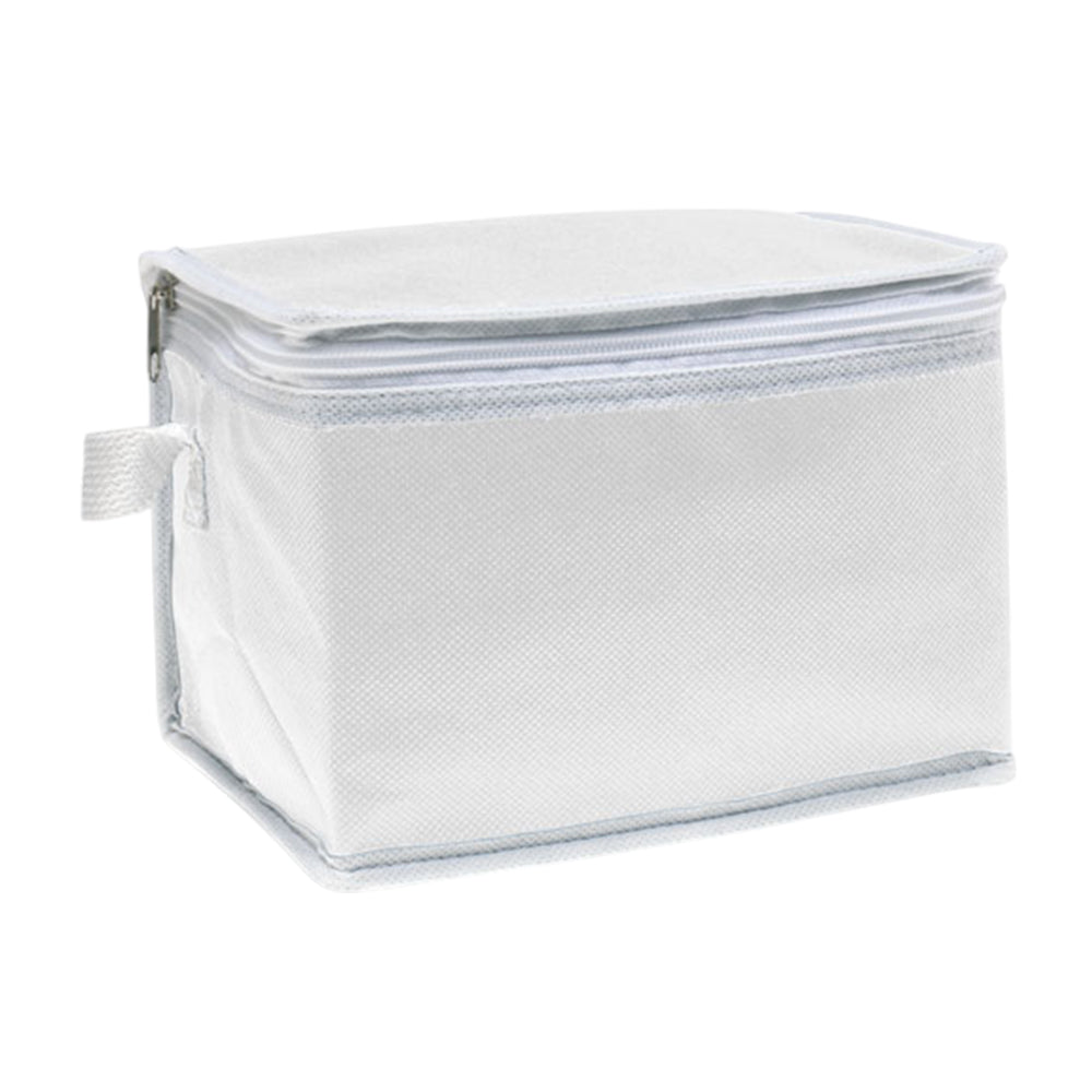 White - Front - MidOcean Promocool Non-Woven Cooler Bag