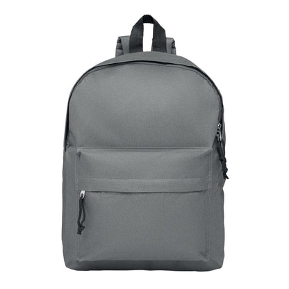 Stone Grey - Front - MidOcean Bapal Polyester Backpack