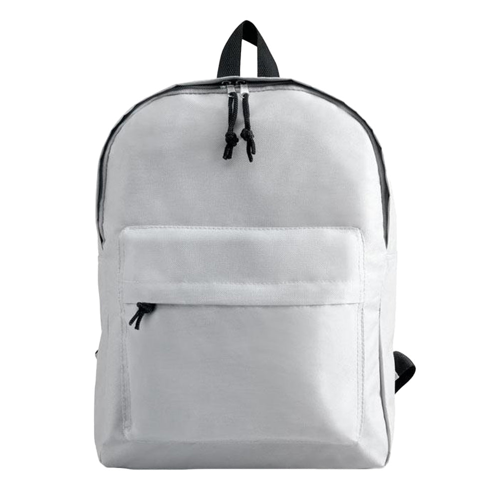 White - Front - MidOcean Bapal Polyester Backpack