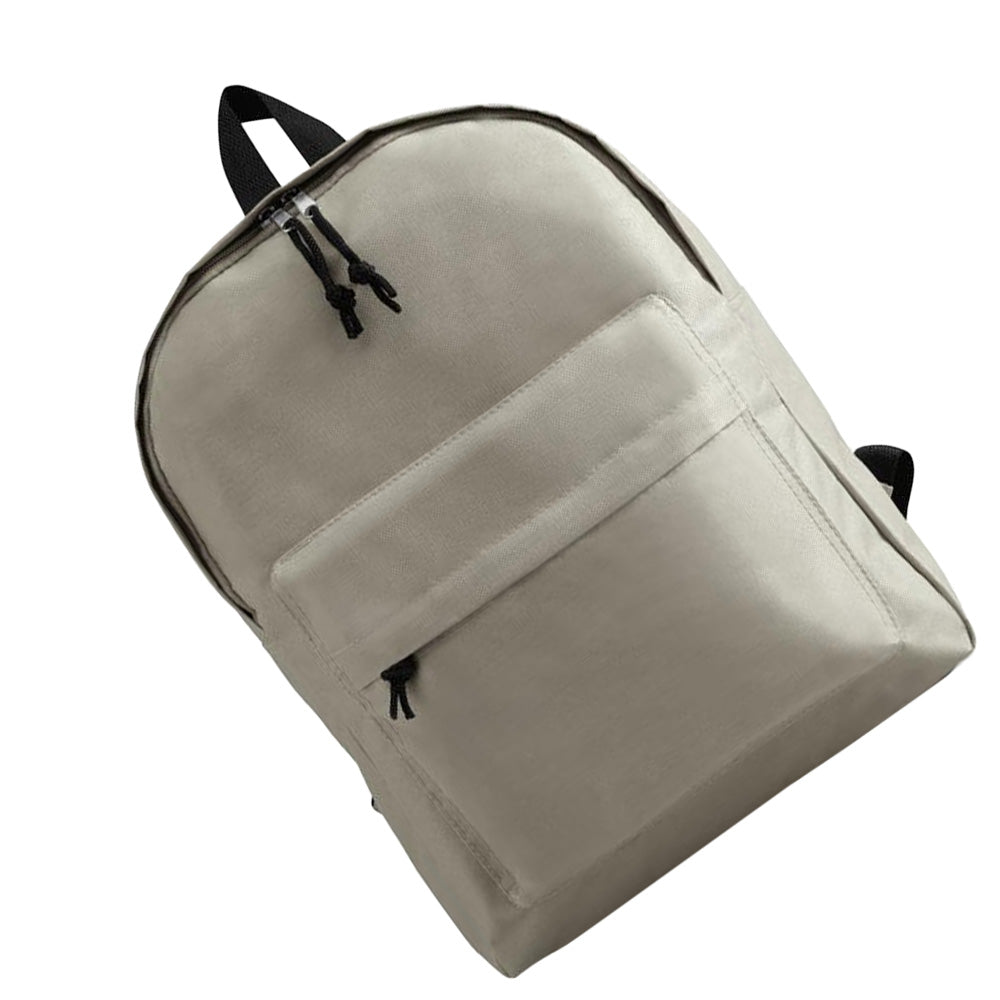 Grey - Back - MidOcean Bapal Polyester Backpack