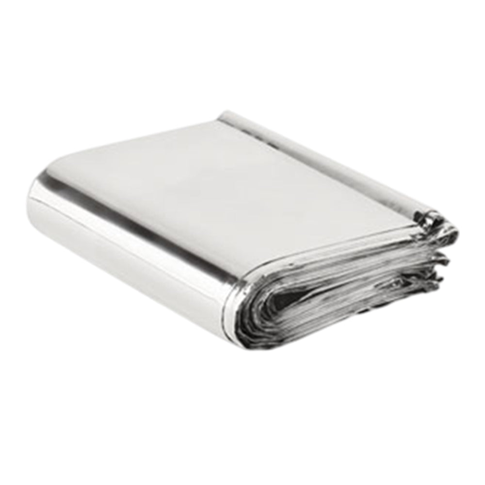 Black - Front - MidOcean Help Emergency Blanket